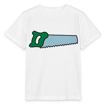 säge - Stanley/Stella Kinder T-Shirt MINI CREATOR  - Weiß - Vorne - Maike (125cm)