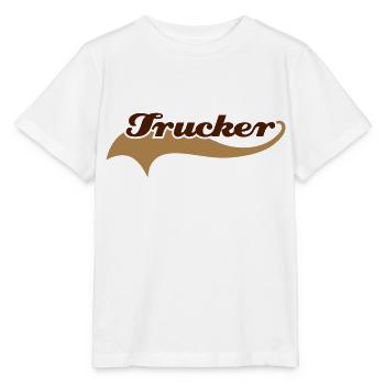 trucker_schweif - Stanley/Stella Kinder T-Shirt MINI CREATOR  - Weiß - Vorne - Maike (125cm)