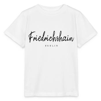Berlin Friedrichshain Stadtteil Kiez Deutschland - Stanley/Stella Kinder T-Shirt MINI CREATOR  - Weiß - Vorne - Maike (125cm)