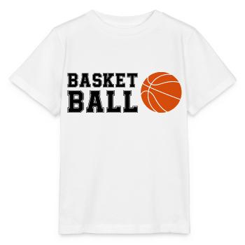 basketball - Stanley/Stella MINI CREATOR Kids’ T-Shirt - white - Front - Maike (125cm)