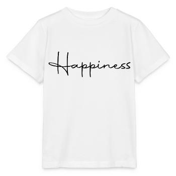 Happiness - Stanley/Stella Kinder T-Shirt MINI CREATOR  - Weiß - Vorne - Maike (125cm)