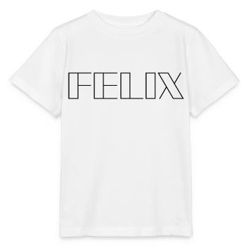 Name Felix Modern Schwarz - Stanley/Stella MINI CREATOR Kids’ T-Shirt - white - Front - Maike (125cm)