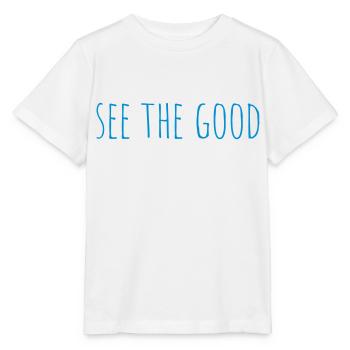 see the good quote - Stanley/Stella MINI CREATOR Kids’ T-Shirt - white - Front - Maike (125cm)