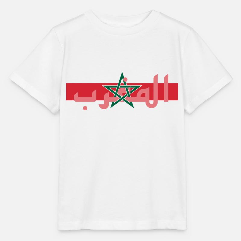 Maroc - T-shirt bio MINI CREATOR Stanley/Stella Enfant - blanc