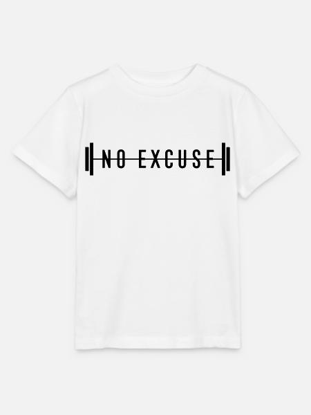 no excuse - Stanley/Stella Kinder T-Shirt MINI CREATOR - Weiß