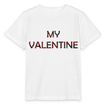 Saint-Valentin - T-shirt bio MINI CREATOR Stanley/Stella Enfant - blanc - Devant - Maike (125cm)