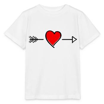 heart - Stanley/Stella Kinder T-Shirt MINI CREATOR  - Weiß - Vorne - Maike (125cm)