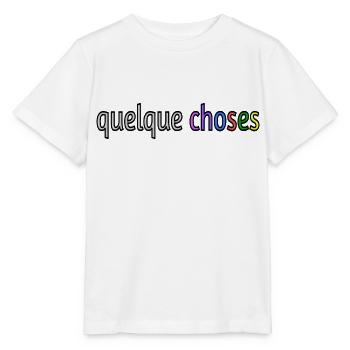Quelques choses - T-shirt bio MINI CREATOR Stanley/Stella Enfant - blanc - Devant - Maike (125cm)
