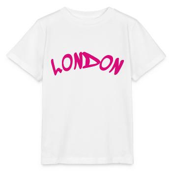 London - Great Britain - England - Stanley/Stella MINI CREATOR Kids’ T-Shirt - white - Front - Maike (125cm)