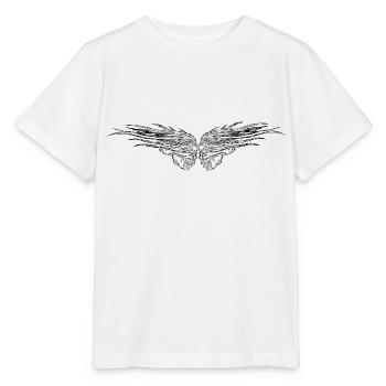 Schädel - Stanley/Stella Kinder T-Shirt MINI CREATOR  - Weiß - Vorne - Maike (125cm)