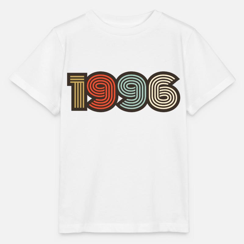 1996 rétro vintage - T-shirt bio MINI CREATOR Stanley/Stella Enfant - blanc