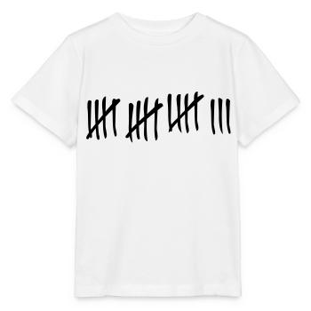 18 Striche - Stanley/Stella Kinder T-Shirt MINI CREATOR  - Weiß - Vorne - Maike (125cm)