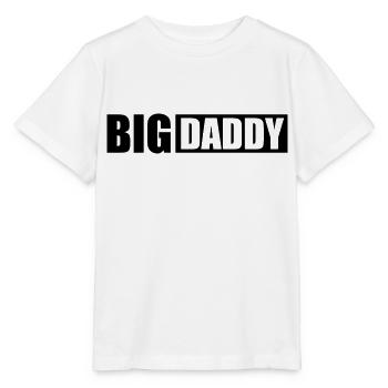 Logo Big Daddy père héros papa fête des pères - T-shirt bio MINI CREATOR Stanley/Stella Enfant - blanc - Devant - Maike (125cm)