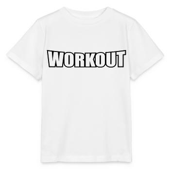 workout - T-shirt bio MINI CREATOR Stanley/Stella Enfant - blanc - Devant - Maike (125cm)