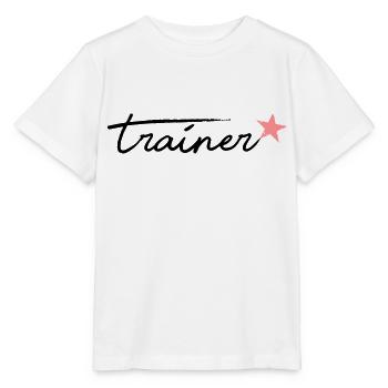 Entraîneur - T-shirt bio MINI CREATOR Stanley/Stella Enfant - blanc - Devant - Maike (125cm)