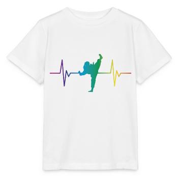 Karaté Filles - T-shirt bio MINI CREATOR Stanley/Stella Enfant - blanc - Devant - Maike (125cm)