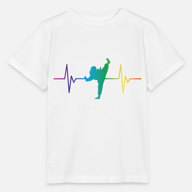 Karate Mädchen - Stanley/Stella Kinder T-Shirt MINI CREATOR  - Weiß