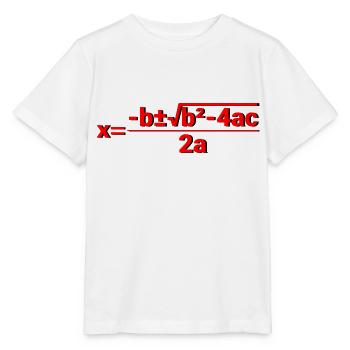 Quadratic Formula for Math class 4 - Stanley/Stella MINI CREATOR Kids’ T-Shirt - white - Front - Maike (125cm)