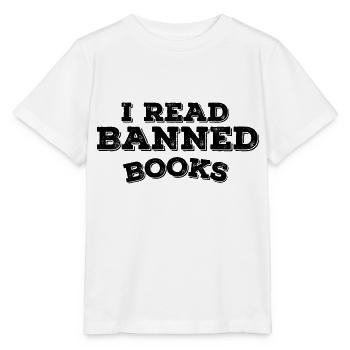 J’ai lu des livres interdits 30 - T-shirt bio MINI CREATOR Stanley/Stella Enfant - blanc - Devant - Maike (125cm)