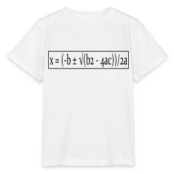 Quadratic Formula For Math Class 5 - Stanley/Stella MINI CREATOR Kids’ T-Shirt - white - Front - Maike (125cm)