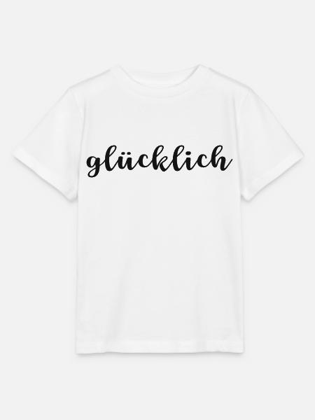 glücklich - Stanley/Stella Kinder T-Shirt MINI CREATOR - Weiß