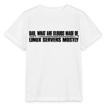 De quoi sont faits les clouds, les serveurs Linux principalement 10 - T-shirt bio MINI CREATOR Stanley/Stella Enfant - blanc - Devant - Maike (125cm)