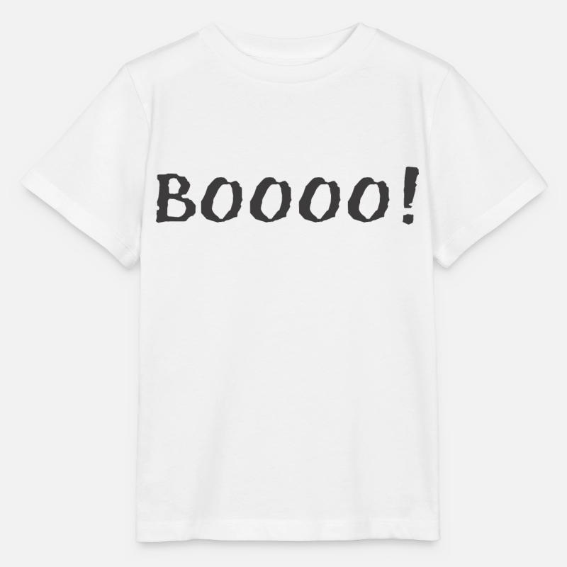 BOOOO - Stanley/Stella Kinder T-Shirt MINI CREATOR  - Weiß