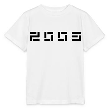 Année de naissance Naissance Né en - Fabriqué en 2003 - T-shirt bio MINI CREATOR Stanley/Stella Enfant - blanc - Devant - Maike (125cm)