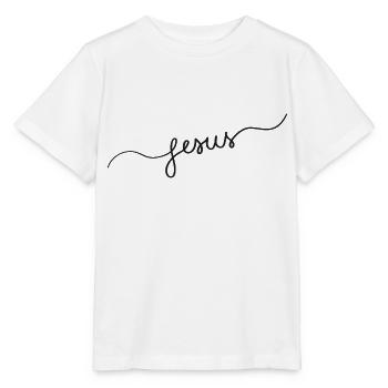 Jesus Christus - Stanley/Stella Kinder T-Shirt MINI CREATOR  - Weiß - Vorne - Maike (125cm)