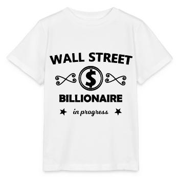 Der Wall Street Milliardär - Stanley/Stella Kinder T-Shirt MINI CREATOR  - Weiß - Vorne - Maike (125cm)