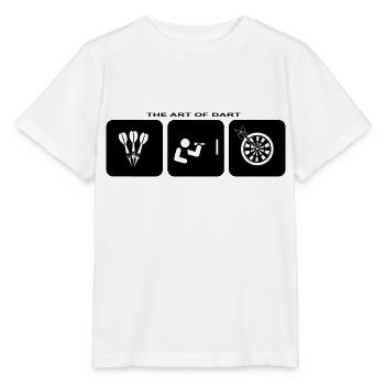Dart Darten Sport Unterhaltung Freizeit Hobby - Stanley/Stella Kinder T-Shirt MINI CREATOR  - Weiß - Vorne - Maike (125cm)