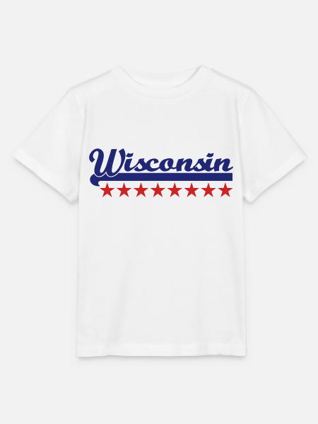 wisconsin - Stanley/Stella Kinder T-Shirt MINI CREATOR - Weiß