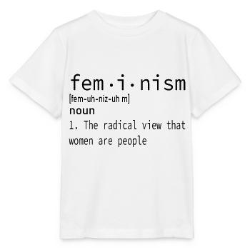 Femme feminisme cadeau - T-shirt bio MINI CREATOR Stanley/Stella Enfant - blanc - Devant - Maike (125cm)