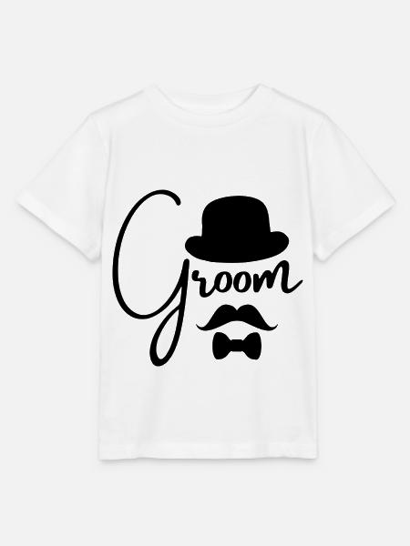 Groom - Junggesellenabschied - Stanley/Stella Kinder T-Shirt MINI CREATOR - Weiß