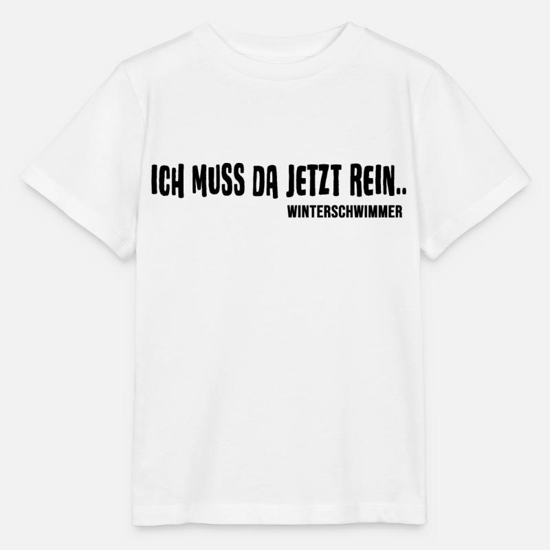 Eisbader "Winterschwimmer abgehärtet" Eisbad - Stanley/Stella Kinder T-Shirt MINI CREATOR  - Weiß