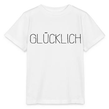 GLÜCKLICH - Stanley/Stella Kinder T-Shirt MINI CREATOR  - Weiß - Vorne - Maike (125cm)