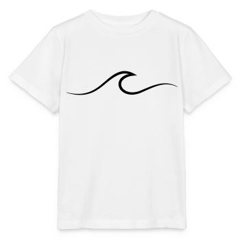 Vague vague Surf Eau Rat Surfer - T-shirt bio MINI CREATOR Stanley/Stella Enfant - blanc - Devant - Maike (125cm)