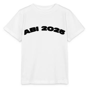 ABI 2025 – Wir lassen’s krachen! 🎉 - Stanley/Stella Kinder T-Shirt MINI CREATOR  - Weiß - Vorne - Maike (125cm)