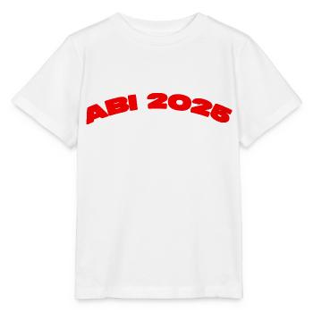 ABI 2025 – Wir lassen’s krachen! 🎉 - Stanley/Stella Kinder T-Shirt MINI CREATOR  - Weiß - Vorne - Maike (125cm)