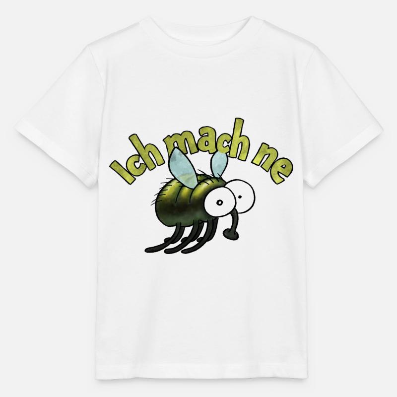 I'm going to make a fly - Stanley/Stella MINI CREATOR Kids’ T-Shirt - white