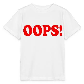 Oops - Stanley/Stella Kinder T-Shirt MINI CREATOR  - Weiß - Vorne - Maike (125cm)