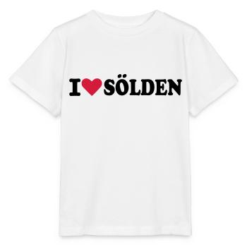 I love Sölden - Stanley/Stella Kinder T-Shirt MINI CREATOR  - Weiß - Vorne - Maike (125cm)
