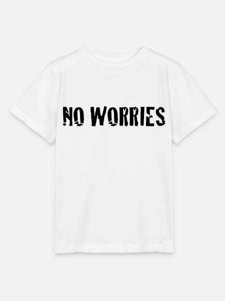 no worries - Stanley/Stella Kinder T-Shirt MINI CREATOR - Weiß