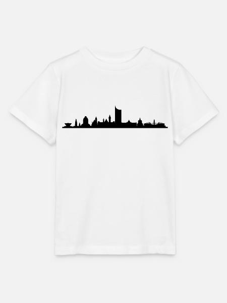 Skyline Leipzig - Stanley/Stella Kinder T-Shirt MINI CREATOR - Weiß
