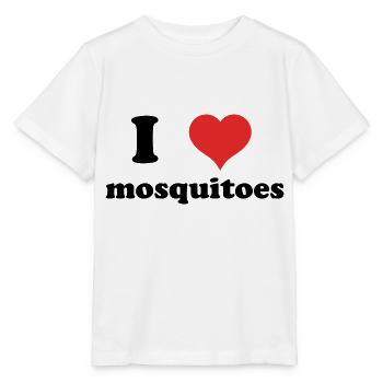 J’adore les moustiques - T-shirt bio MINI CREATOR Stanley/Stella Enfant - blanc - Devant - Maike (125cm)