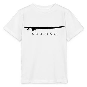 Planche de surf Surfer Sports nautiques - T-shirt bio MINI CREATOR Stanley/Stella Enfant - blanc - Devant - Maike (125cm)