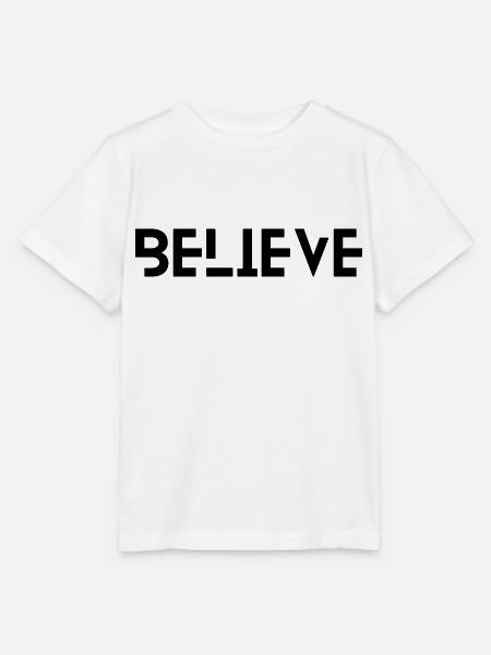 Believe - Stanley/Stella Kinder T-Shirt MINI CREATOR - Weiß