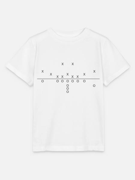 American Football Formation Aufstellung Line up - Stanley/Stella Kinder T-Shirt MINI CREATOR - Weiß