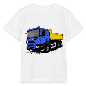 Dump truck - truck - truck - truck - Stanley/Stella MINI CREATOR Kids’ T-Shirt - white - Front - Maike (125cm)