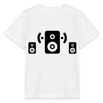 soundsystem - Stanley/Stella Kinder T-Shirt MINI CREATOR  - Weiß - Vorne - Maike (125cm)